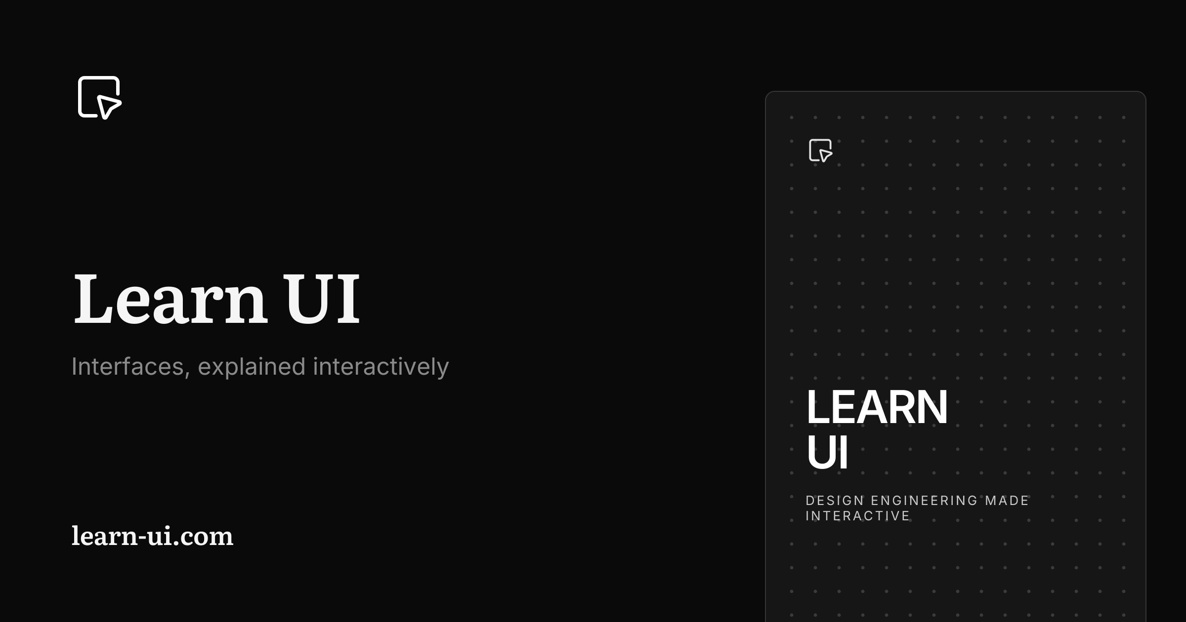 Preview of Learn UI